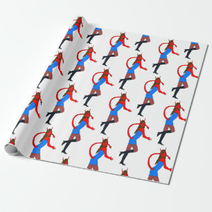 Papier Cadeau fille diable