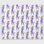 Papier Cadeau fille diabolique (Plat)