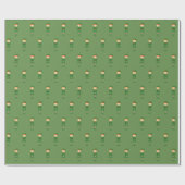 Papier Cadeau Fille Elfe illusima Noël Vert (Plat)