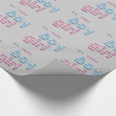 Papier Cadeau fille et garçon floue (Coin)