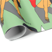 Papier Cadeau fille foy (Coin rond)