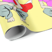 Papier Cadeau fille foy (Coin rond)