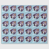 Papier Cadeau Fille impressionnante (Plat)