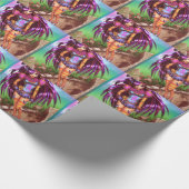 Papier Cadeau Fille japonaise d'Anime de mode (Coin)