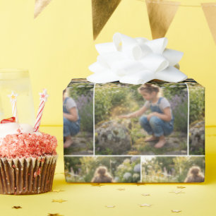 Papier Cadeau Fille jetant un sort sur une grenouille