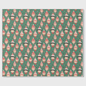 Papier Cadeau Fille Noël (Plat)