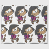 Papier Cadeau Fille Randonnée (Plat)