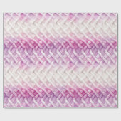 Papier Cadeau Fille rose chaud blanc Abstrait (Plat)