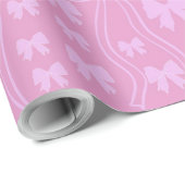 Papier Cadeau Fille Rose ou Shower de Mariée Coque (Coin rond)