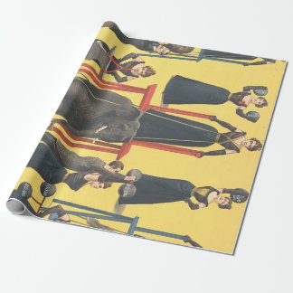 Papier Cadeau Fille SUPÉRIEURE de culturisme