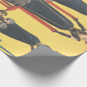 Papier Cadeau Fille SUPÉRIEURE de culturisme (Coin)