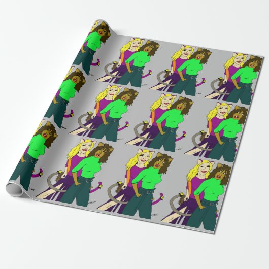 Papier Cadeau filles (Déroulé)