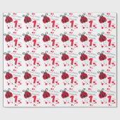 Papier Cadeau Filles appelées première enveloppe modelée (Plat)