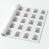 Papier Cadeau Filles comme sorcières Halloween Design Vectoriel (Déroulé)
