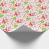 Papier Cadeau Filles crosse Noël cadeau de Noël (Coin)