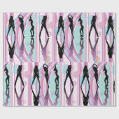 Papier Cadeau Filles dansantes (Plat)