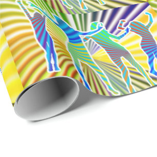 Papier Cadeau Filles dansantes