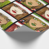 Papier Cadeau Filles de vacances (Coin)