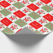 Papier Cadeau Filles Softball cadeau de Noël (Coin)