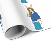 Papier Cadeau fillette (Coin rond)