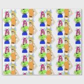 Papier Cadeau fillette (Plat)