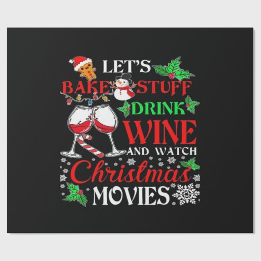 Papier Cadeau Film de Noël (Plat)