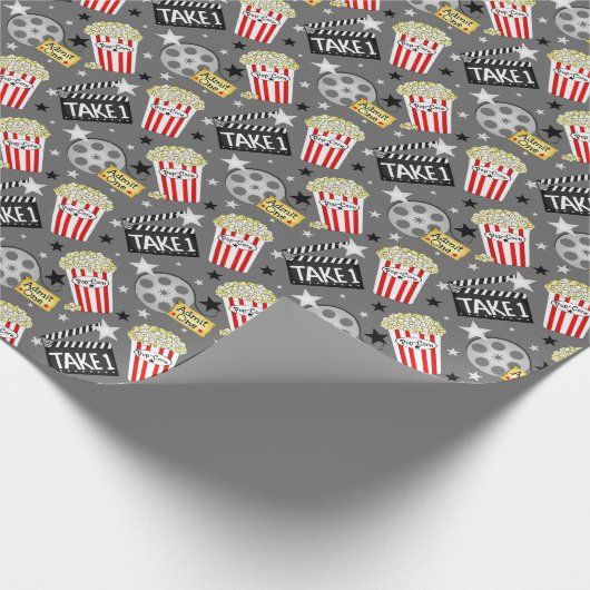 Papier Cadeau Film Film Pop Corn Take 1 (Coin)