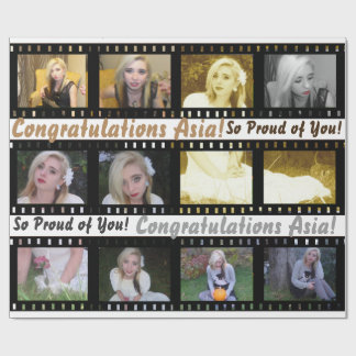 Papier Cadeau Film Film Strip Cadres photo Enveloppe cadeau