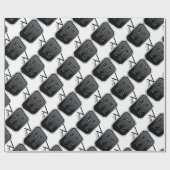 Papier Cadeau Film Noir (Plat)