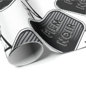 Papier Cadeau Film Noir (Coin rond)