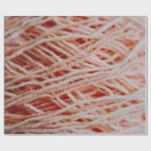 Papier Cadeau Fils de fils roses de corail clair photo (Plat)