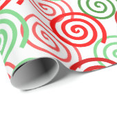 Papier Cadeau Fils de Noël (Coin rond)