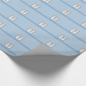 Papier Cadeau Fils, première communion chalice d'argent (Coin)