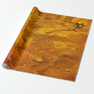 Papier Cadeau Fin ambre de pierre