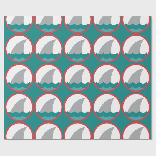 Papier Cadeau Fin de requin (Plat)