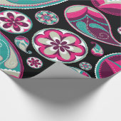 Papier Cadeau Fine Cool Abstraite Cute Girly Retro Mode (Coin)