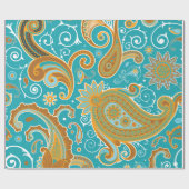 Papier Cadeau Fine Paisley Cool mignonne Girl Mode rétro (Plat)