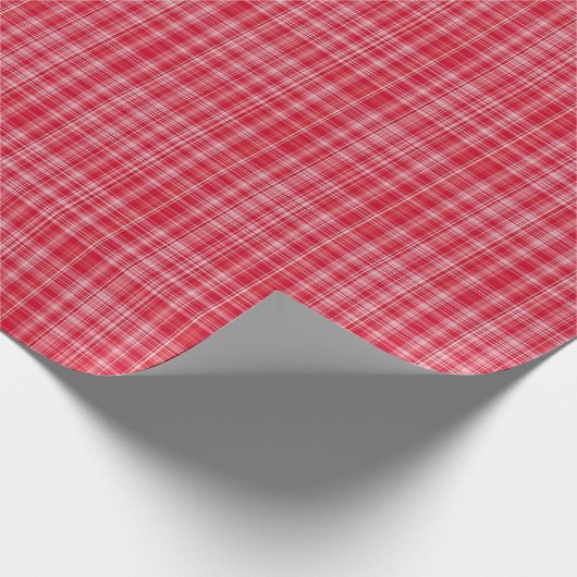 Papier Cadeau Fine Ruby Plaid (Coin)