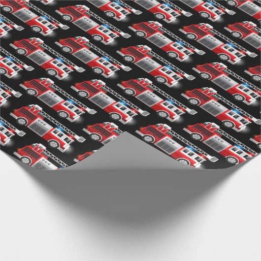 Papier Cadeau Fire camion (Coin)