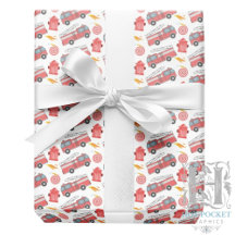 Fire Truck Wrapping Paper