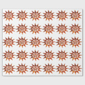 Papier Cadeau Fire Wicca Sun & Pentacle (Plat)