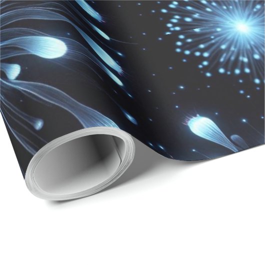 Papier Cadeau Fireworks (Coin rond)