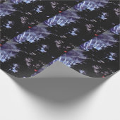 Papier Cadeau Fireworks 1 papier d'emballage mat (Coin)