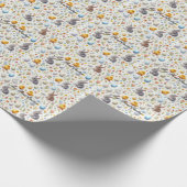 Papier Cadeau First Easter Wrapping Paper – Cute Bunnies, Chicks (Coin)