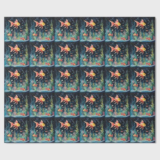 Papier Cadeau Fish Dreamland, perfection aquarium, (Plat)