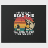 Papier Cadeau Fisher If You Can Read This (Plat)