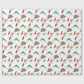 Papier Cadeau Fishing Lures with Bubbles (Plat)