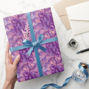 Papier Cadeau Fissures violettes fractales