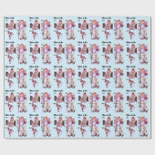 Papier Cadeau Fitness Light Blue (Plat)