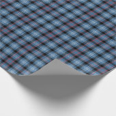 Papier Cadeau Fitzgerald Clan Tartan Irish Plaid Motif (Coin)